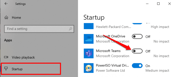 How to stop Microsoft Teams from opening